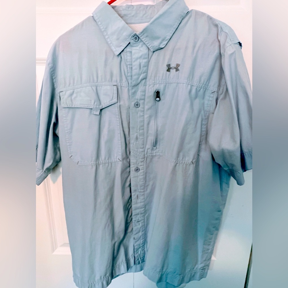 Under Armour All Season Sleeve Button Down  - Large